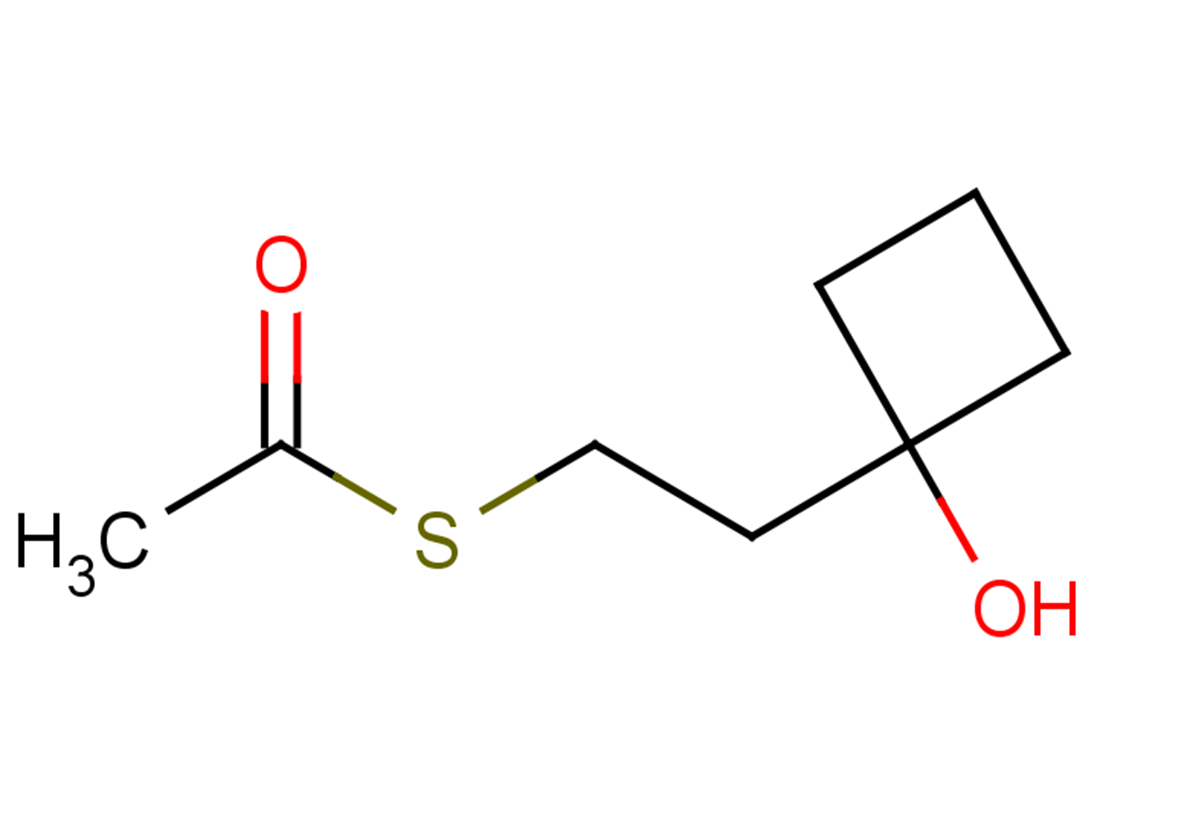 1-{[2-(1-hydroxycyclobutyl)ethyl]sulfanyl}ethan-1-one
