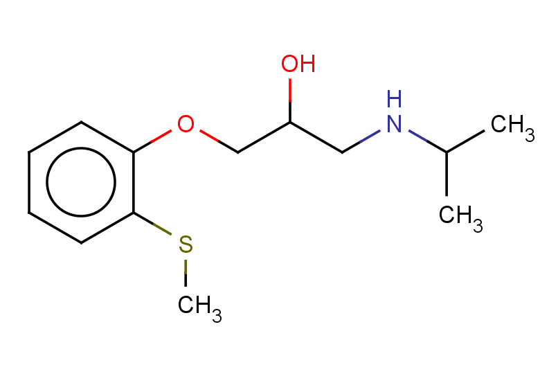 1-[2-(methylsulfanyl)phenoxy]-3-[(propan-2-yl)amino]propan-2-ol