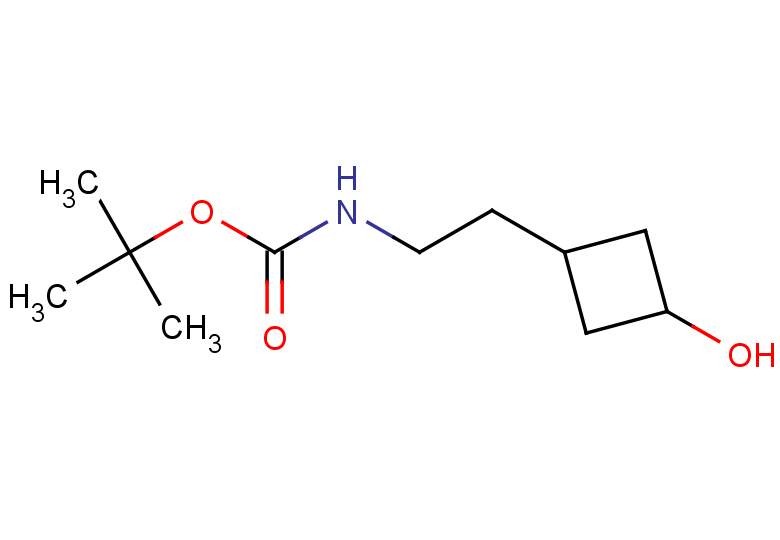 tert-butyl N-[2-(3-hydroxycyclobutyl)ethyl]carbamate, Mixture of diastereomers