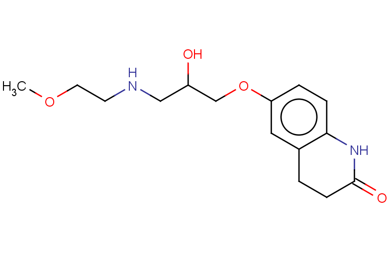 6-{2-hydroxy-3-[(2-methoxyethyl)amino]propoxy}-1,2,3,4-tetrahydroquinolin-2-one
