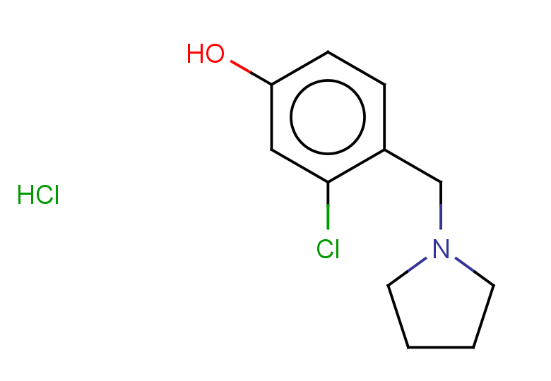3-chloro-4-[(pyrrolidin-1-yl)methyl]phenol hydrochloride