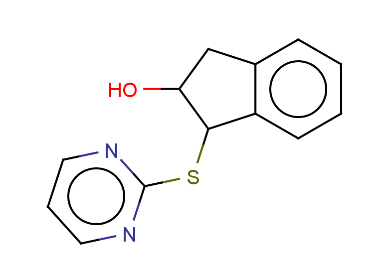 1-(pyrimidin-2-ylsulfanyl)-2,3-dihydro-1H-inden-2-ol