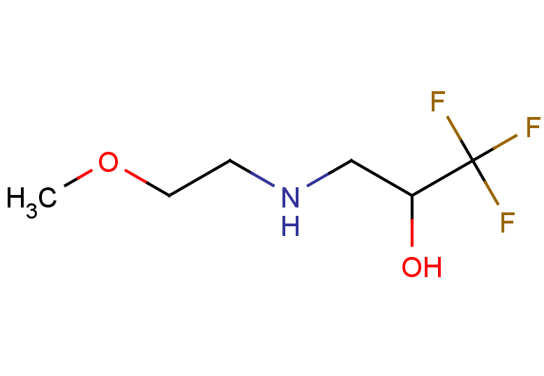 1,1,1-trifluoro-3-[(2-methoxyethyl)amino]propan-2-ol