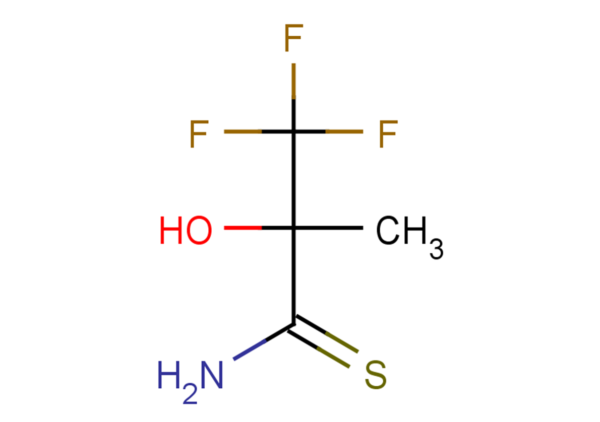 3,3,3-trifluoro-2-hydroxy-2-methylpropanethioamide