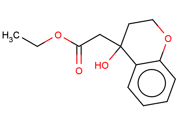 ethyl 2-(4-hydroxy-3,4-dihydro-2H-1-benzopyran-4-yl)acetate
