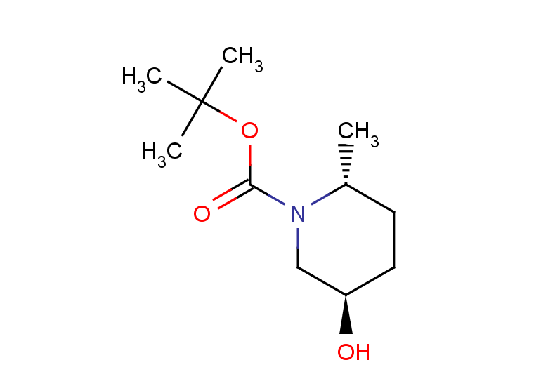 rac-tert-butyl (2R,5R)-5-hydroxy-2-methylpiperidine-1-carboxylate, trans