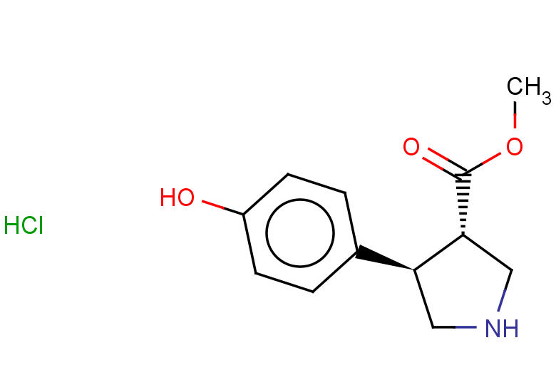 rac-methyl (3R,4S)-4-(4-hydroxyphenyl)pyrrolidine-3-carboxylate hydrochloride