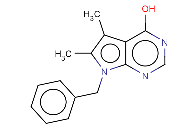 7-benzyl-5,6-dimethyl-7H-pyrrolo[2,3-d]pyrimidin-4-ol