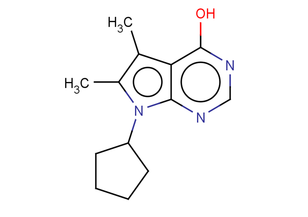 7-cyclopentyl-5,6-dimethyl-7H-pyrrolo[2,3-d]pyrimidin-4-ol