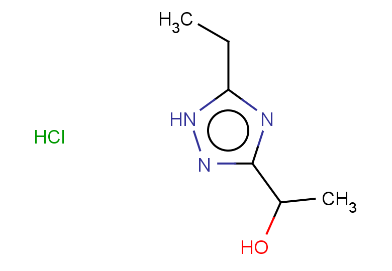 1-(5-ethyl-1H-1,2,4-triazol-3-yl)ethan-1-ol hydrochloride