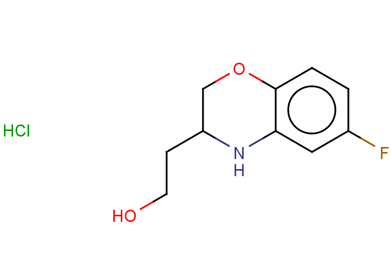 2-(6-fluoro-3,4-dihydro-2H-1,4-benzoxazin-3-yl)ethan-1-ol hydrochloride