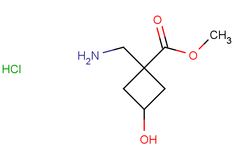 methyl 1-(aminomethyl)-3-hydroxycyclobutane-1-carboxylate hydrochloride