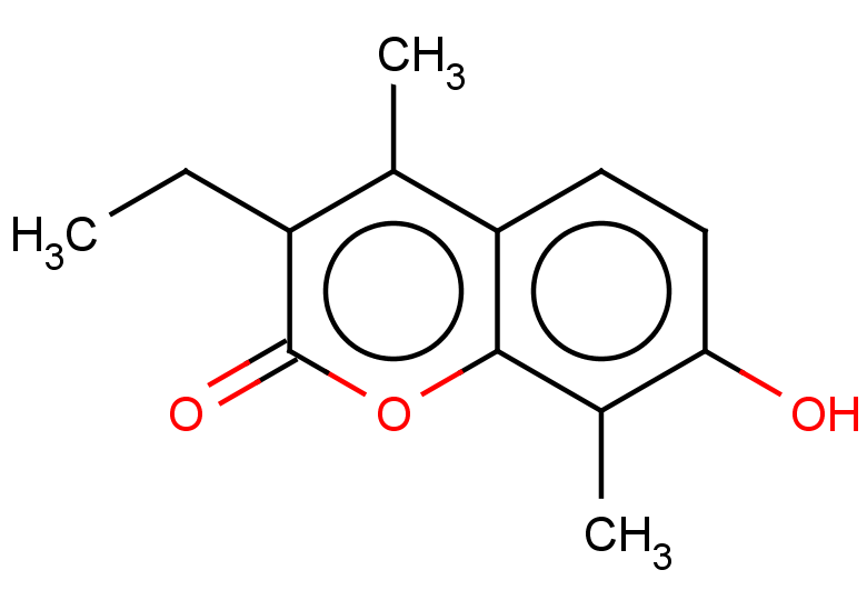 3-ethyl-7-hydroxy-4,8-dimethyl-2H-chromen-2-one