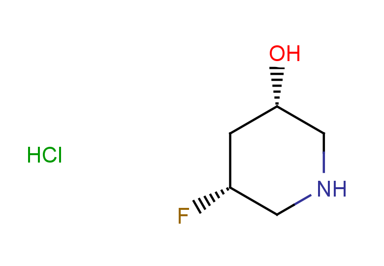 rac-(3R,5S)-5-fluoropiperidin-3-ol hydrochloride, cis