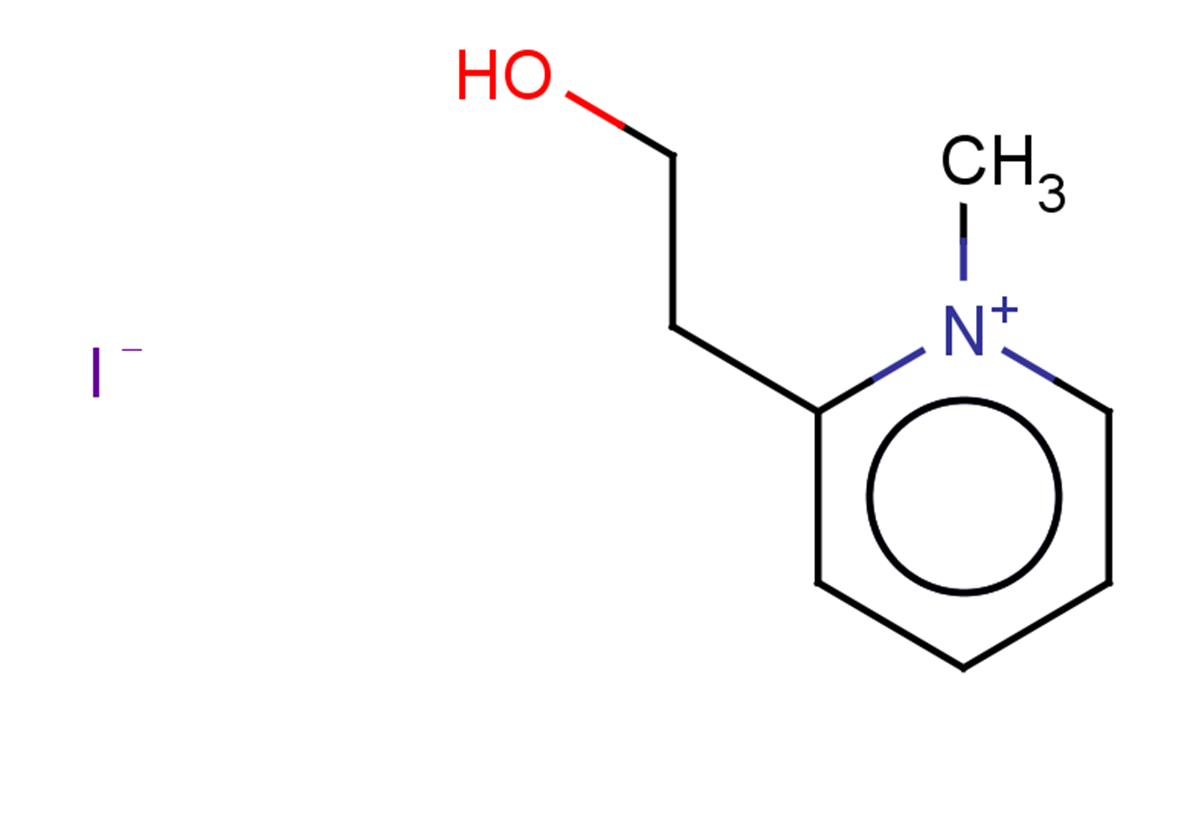 2-(2-hydroxyethyl)-1-methyl-pyridinium iodide