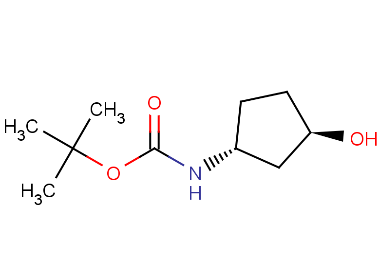 rac-tert-butyl N-[(1R,3R)-3-hydroxycyclopentyl]carbamate, trans