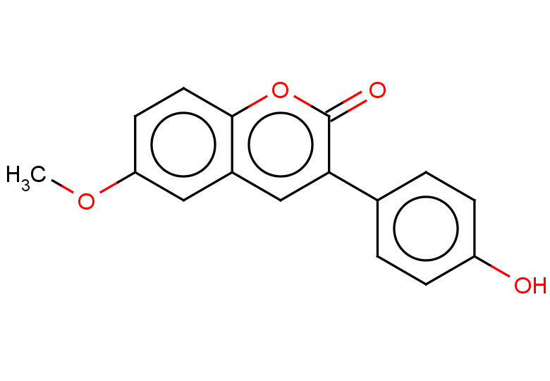 3-(4-hydroxyphenyl)-6-methoxy-2H-chromen-2-one