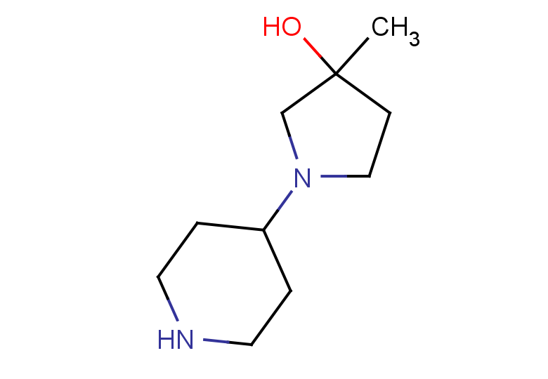 3-methyl-1-(piperidin-4-yl)pyrrolidin-3-ol