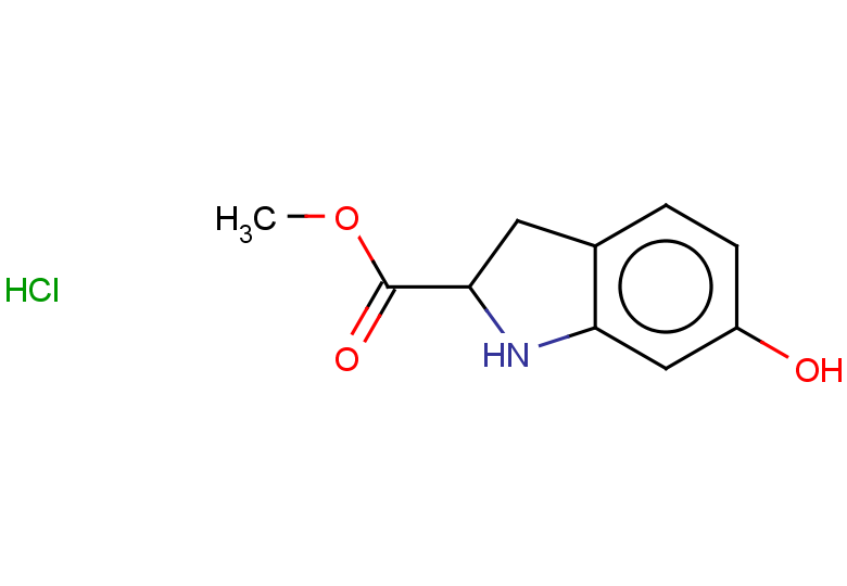 methyl 6-hydroxy-2,3-dihydro-1H-indole-2-carboxylate hydrochloride