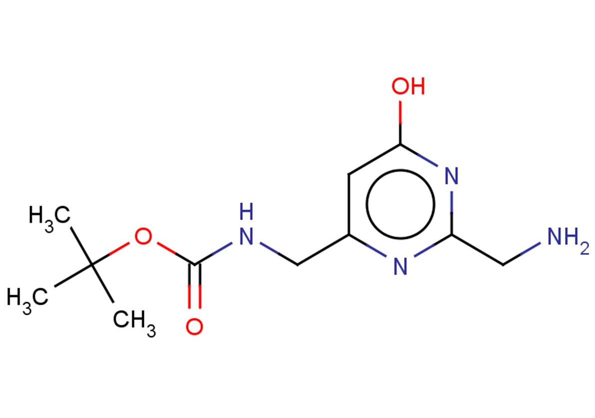 tert-butyl N-{[2-(aminomethyl)-6-hydroxypyrimidin-4-yl]methyl}carbamate