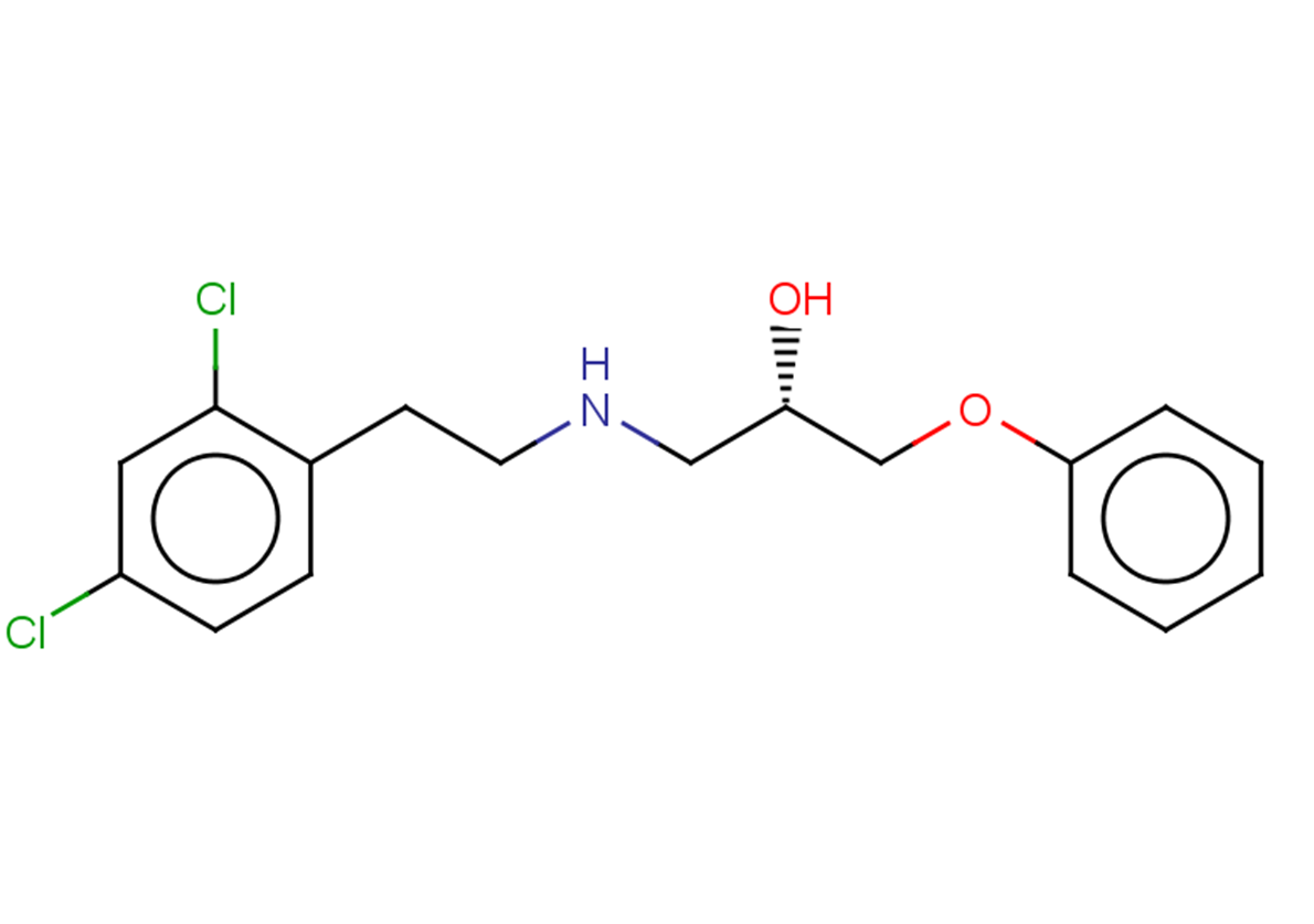 (2S)-1-{[2-(2,4-dichlorophenyl)ethyl]amino}-3-phenoxypropan-2-ol