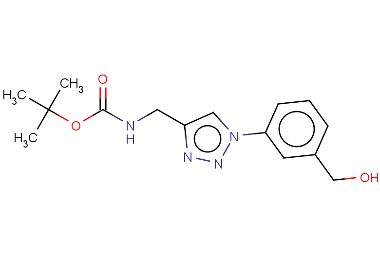 tert-butyl N-({1-[3-(hydroxymethyl)phenyl]-1H-1,2,3-triazol-4-yl}methyl)carbamate