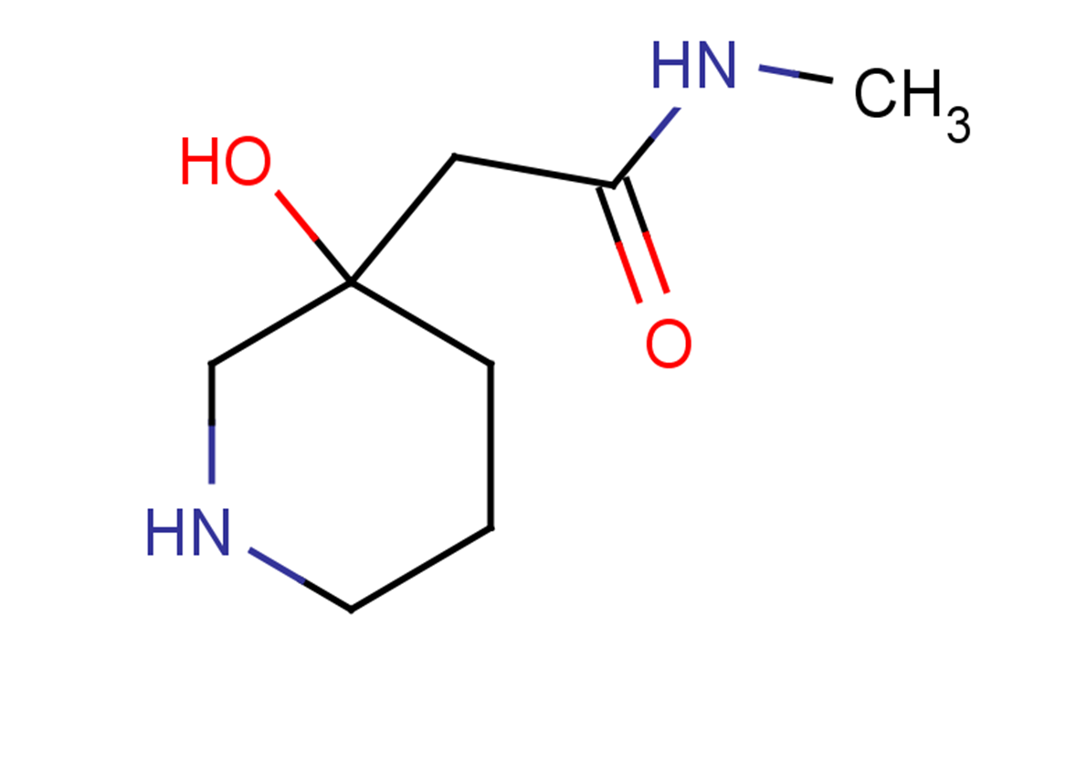 2-(3-hydroxypiperidin-3-yl)-N-methylacetamide