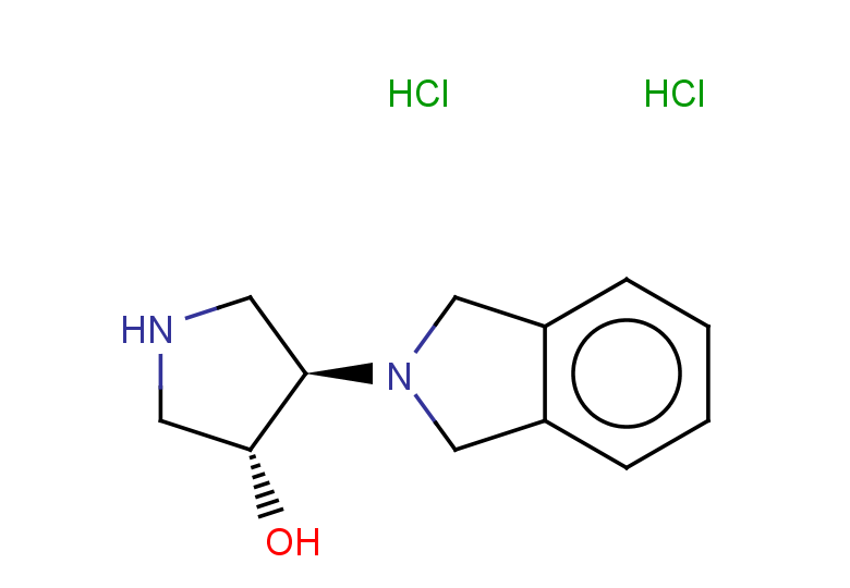 rac-(3R,4R)-4-(2,3-dihydro-1H-isoindol-2-yl)pyrrolidin-3-ol dihydrochloride, trans