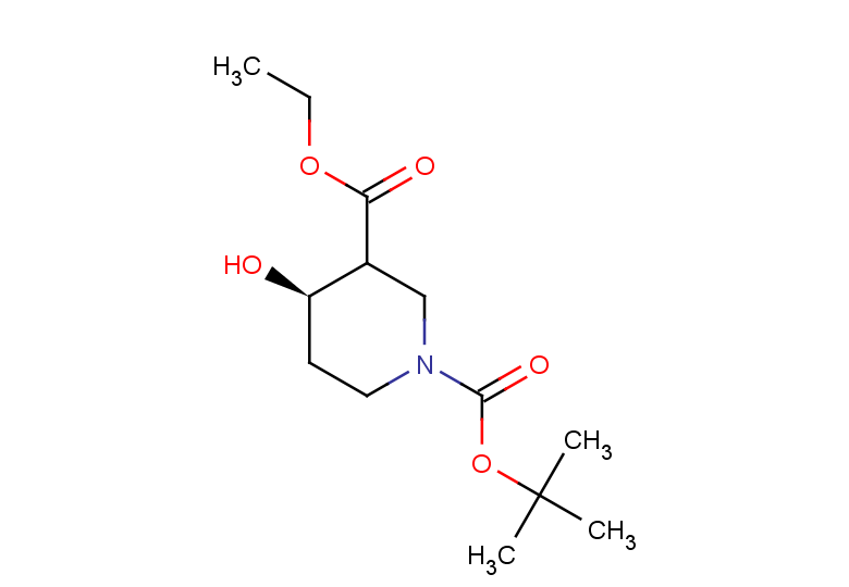 1-tert-butyl 3-ethyl (4R)-4-hydroxypiperidine-1,3-dicarboxylate