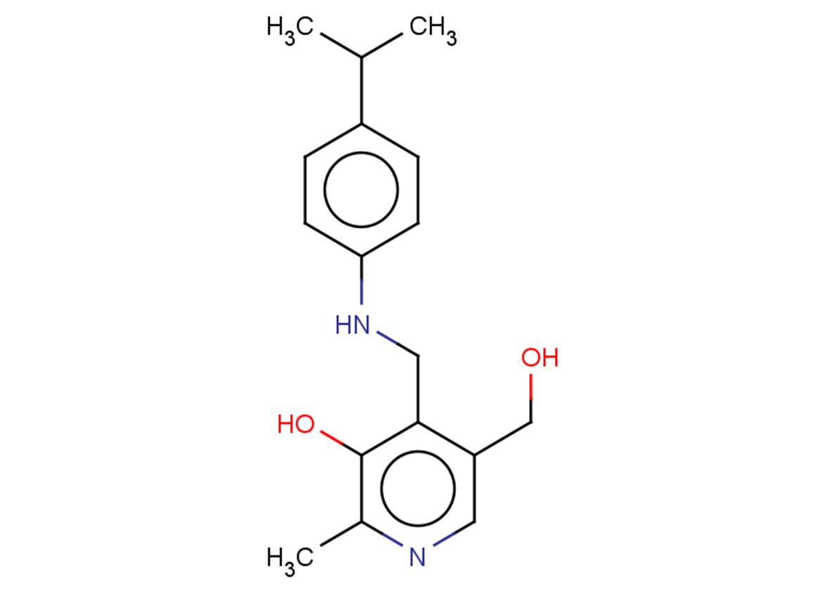 5-(hydroxymethyl)-2-methyl-4-({[4-(propan-2-yl)phenyl]amino}methyl)pyridin-3-ol