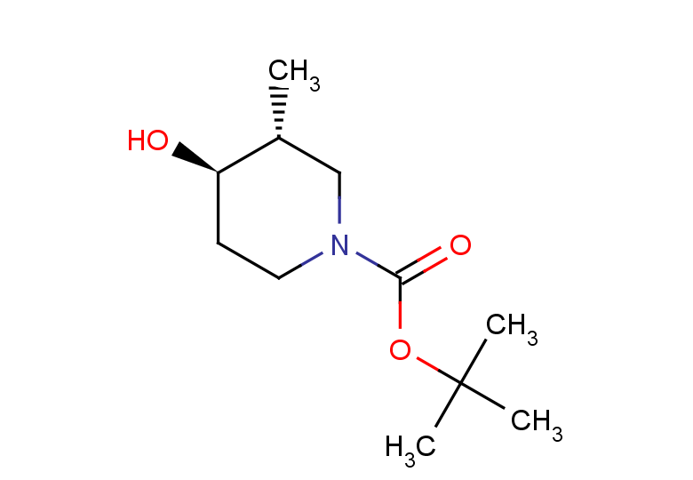 rac-tert-butyl (3R,4R)-4-hydroxy-3-methylpiperidine-1-carboxylate, trans
