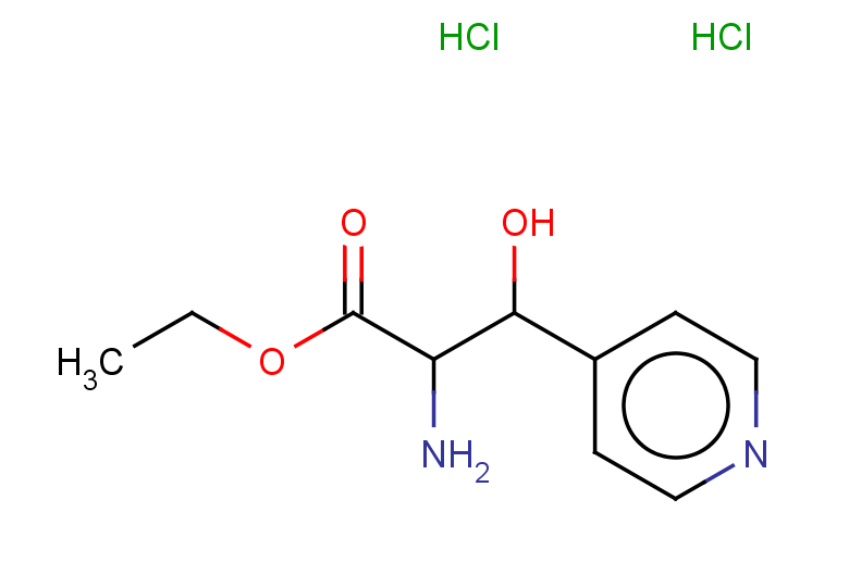 ethyl 2-amino-3-hydroxy-3-(pyridin-4-yl)propanoate dihydrochloride