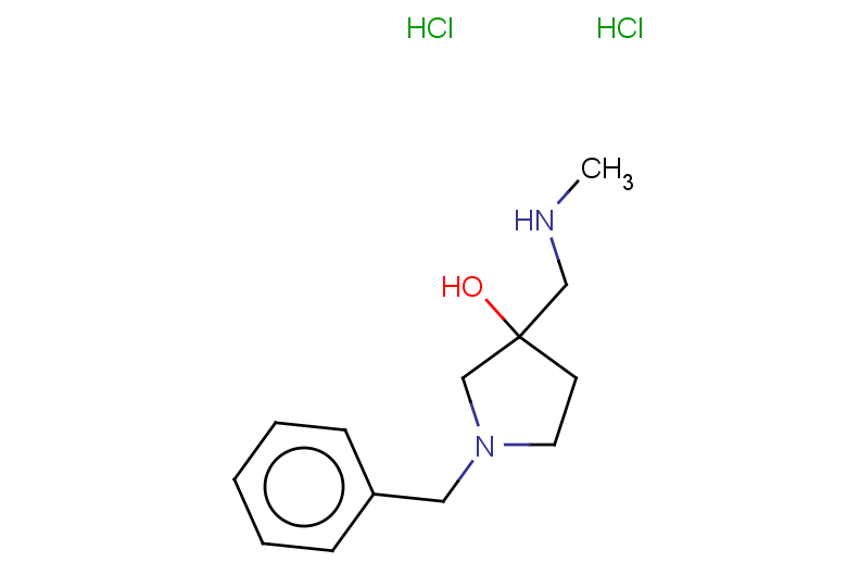 1-benzyl-3-[(methylamino)methyl]pyrrolidin-3-ol dihydrochloride