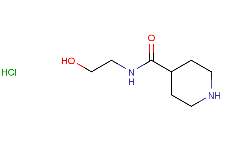 N-(2-hydroxyethyl)piperidine-4-carboxamide hydrochloride