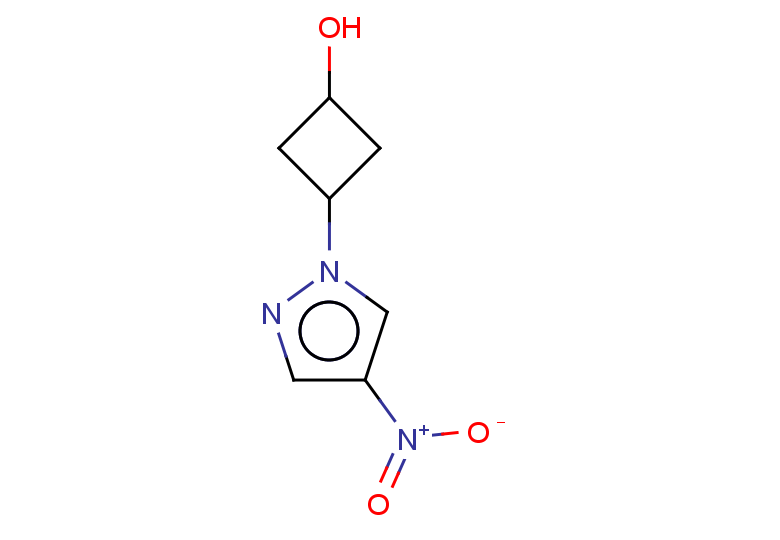3-(4-nitro-1H-pyrazol-1-yl)cyclobutan-1-ol