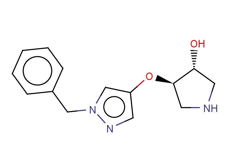 rac-(3R,4R)-4-[(1-benzyl-1H-pyrazol-4-yl)oxy]pyrrolidin-3-ol, trans
