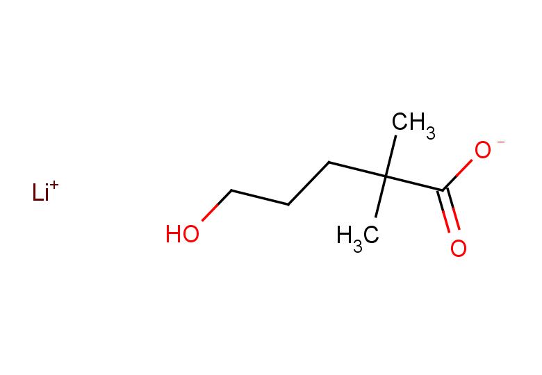 lithium(1+) ion 5-hydroxy-2,2-dimethylpentanoate