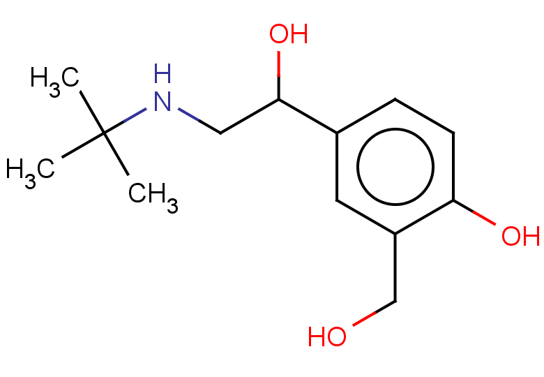 4-[2-(tert-butylamino)-1-hydroxyethyl]-2-(hydroxymethyl)phenol