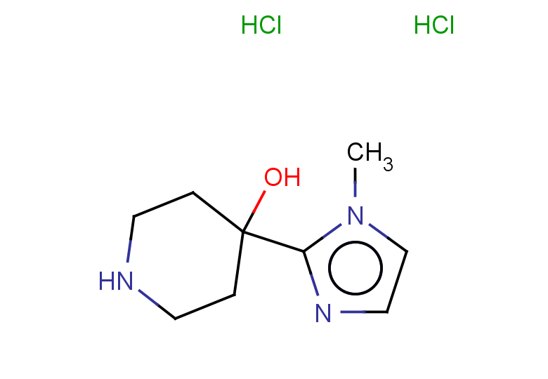 4-(1-methyl-1H-imidazol-2-yl)piperidin-4-ol dihydrochloride