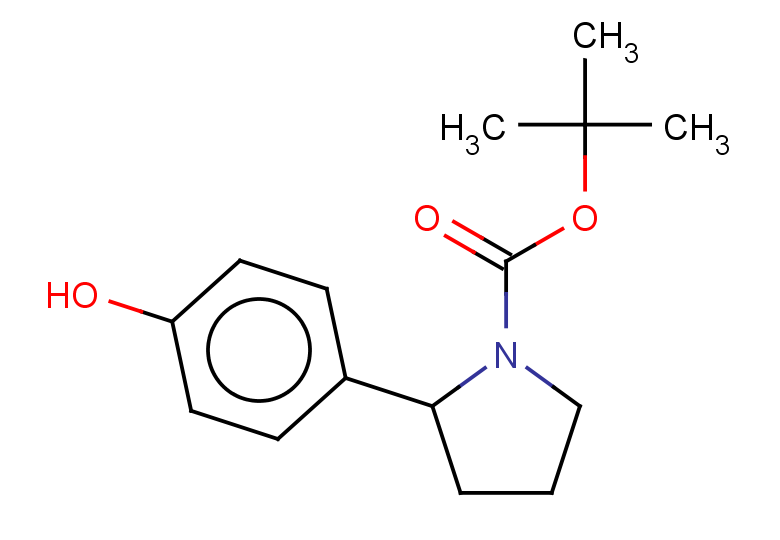 tert-butyl 2-(4-hydroxyphenyl)pyrrolidine-1-carboxylate