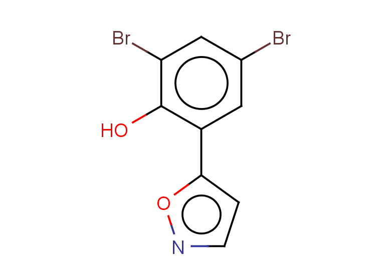 2,4-dibromo-6-(1,2-oxazol-5-yl)phenol