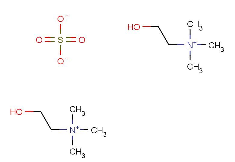 bis((2-hydroxyethyl)trimethylazanium) sulfate