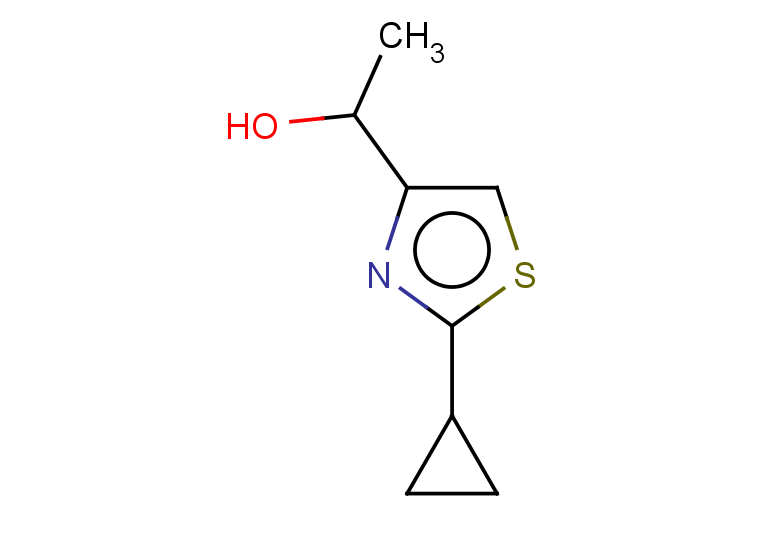 1-(2-cyclopropyl-1,3-thiazol-4-yl)ethan-1-ol