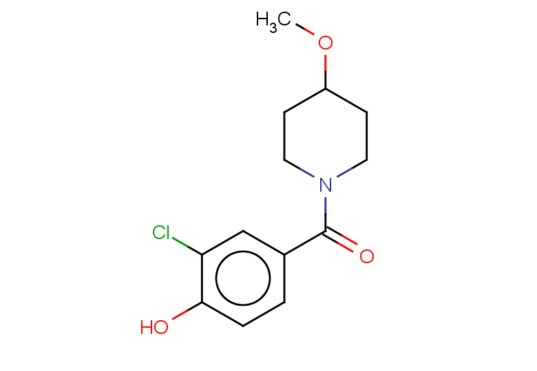 2-chloro-4-(4-methoxypiperidine-1-carbonyl)phenol