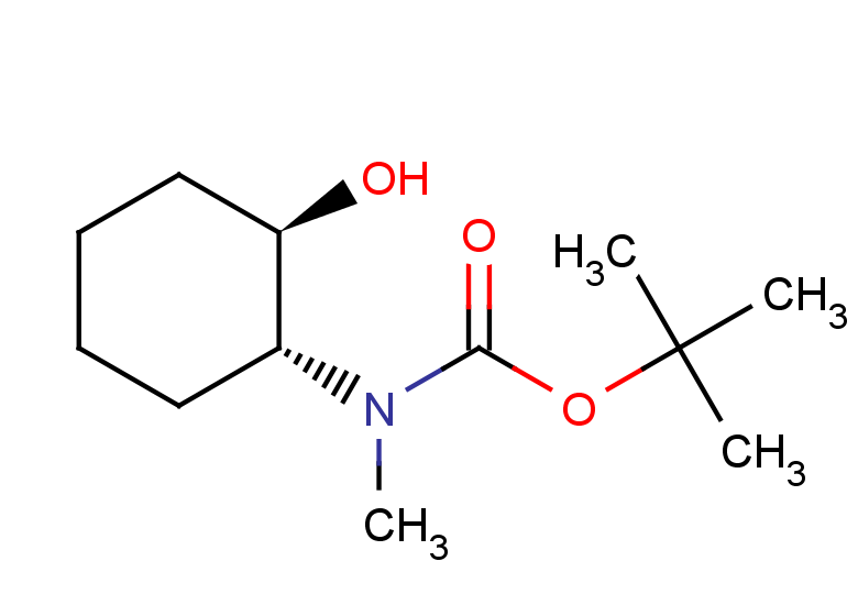 rac-tert-butyl N-[(1R,2R)-2-hydroxycyclohexyl]-N-methylcarbamate, trans