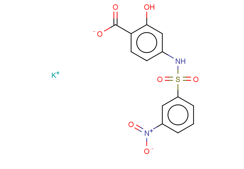 potassium 2-hydroxy-4-(3-nitrobenzenesulfonamido)benzoate