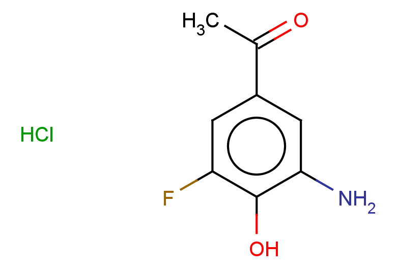 1-(3-amino-5-fluoro-4-hydroxyphenyl)ethan-1-one hydrochloride