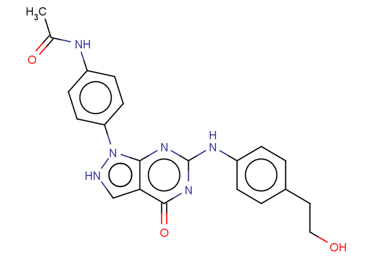 N-[4-(6-{[4-(2-hydroxyethyl)phenyl]amino}-4-oxo-1H,2H,4H-pyrazolo[3,4-d]pyrimidin-1-yl)phenyl]acetamide