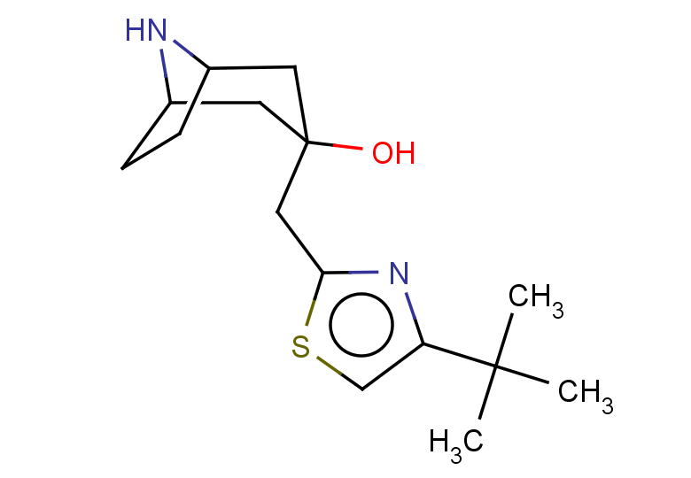 3-[(4-tert-butyl-1,3-thiazol-2-yl)methyl]-8-azabicyclo[3.2.1]octan-3-ol
