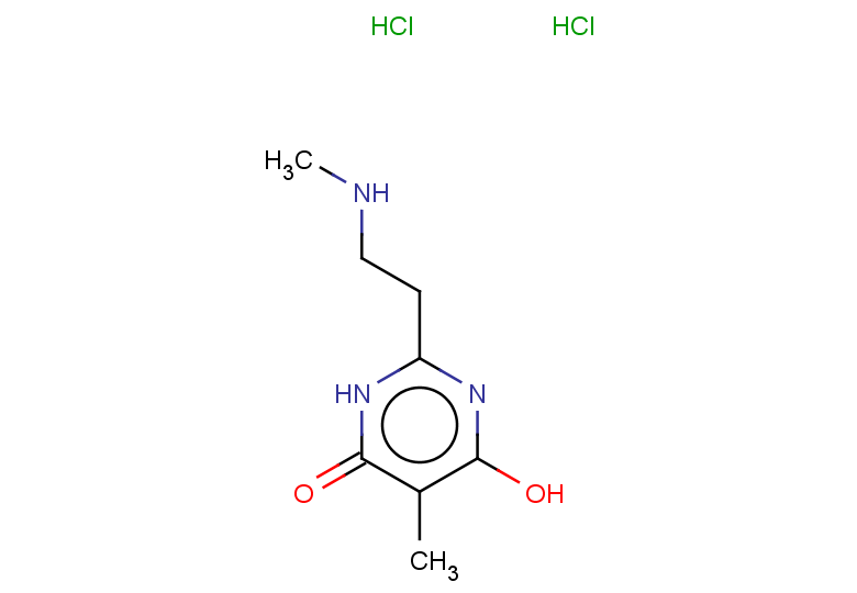6-hydroxy-5-methyl-2-[2-(methylamino)ethyl]-3,4-dihydropyrimidin-4-one dihydrochloride